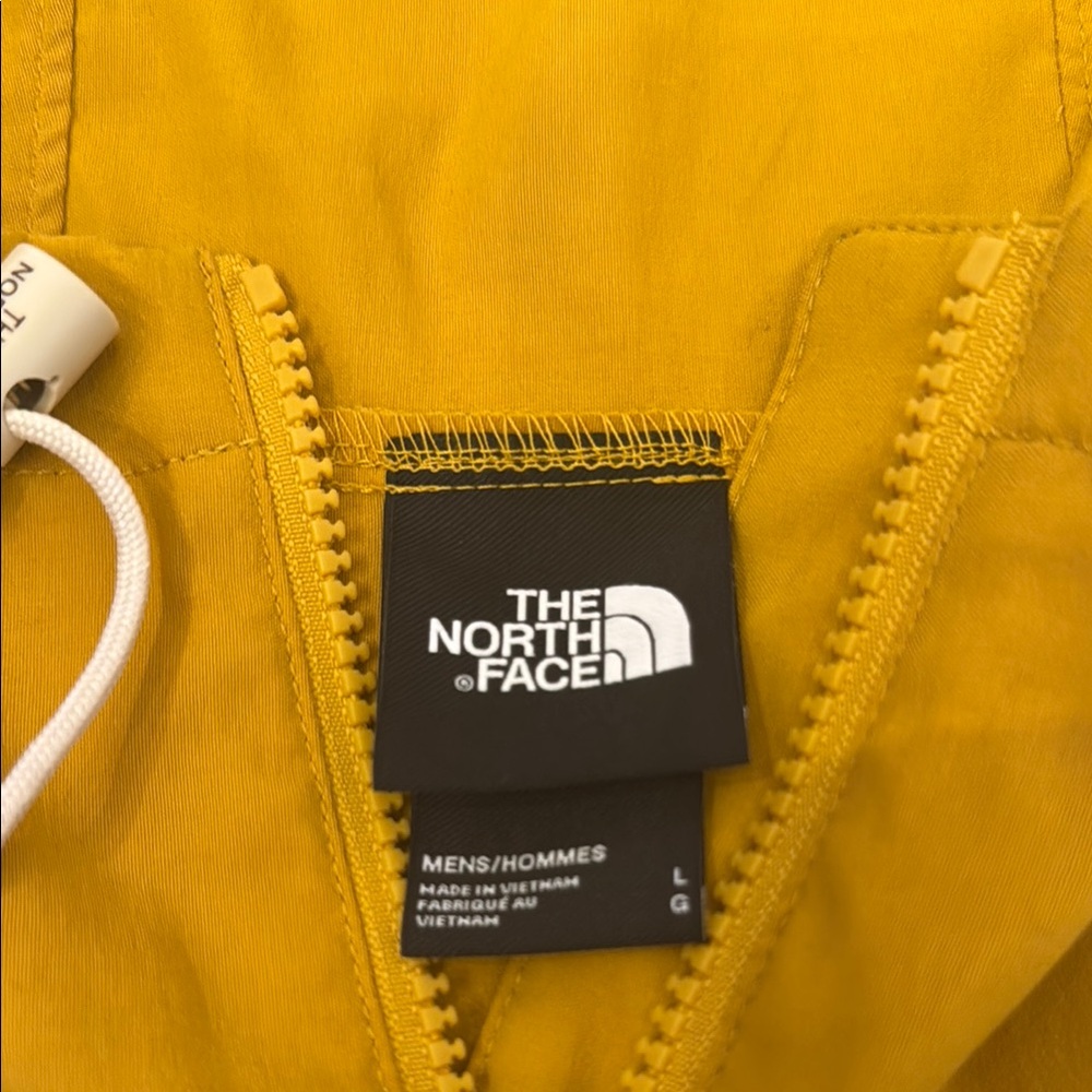 The North Face Mustard Yellow Pullover Rain Hoodie - Picture 3 of 5